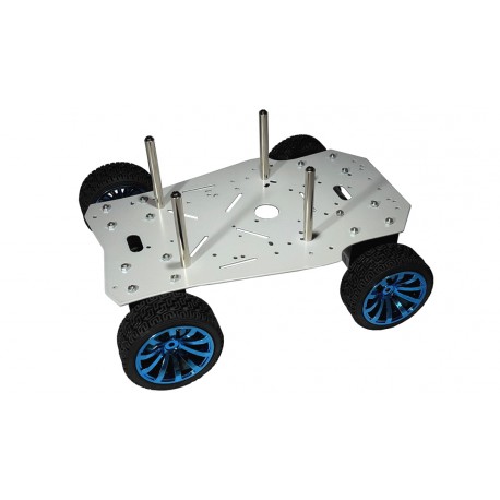 Base robotique métal 4 roues motrices RALLY
