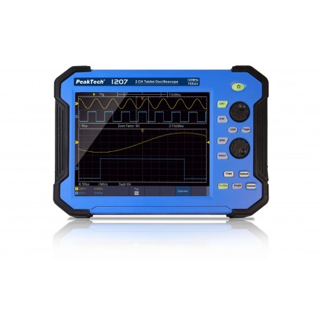 Oscilloscope portatif 2 voies 120 MHz PeakTech® P 1207