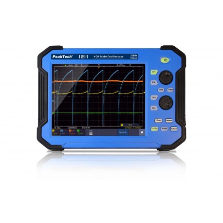 Oscilloscope portatif 4 voies 70 MHz PeakTech® P 1211