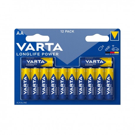 Blister de 12 piles alcalines VARTA 1,5 V ( AA / LR6 ) - 1