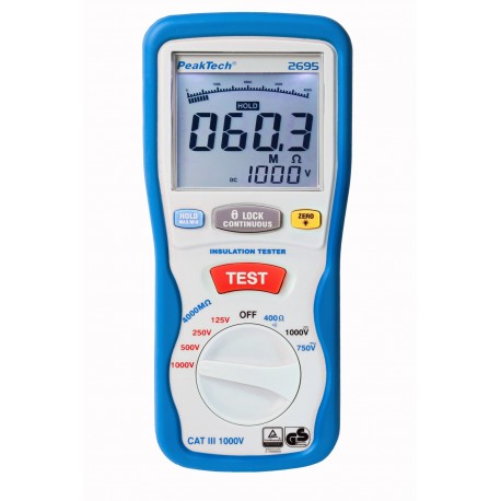 Testeur d'isolement PeakTech® 2695