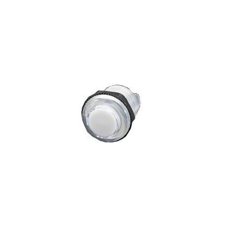 Boutons poussoirs blanc translucides type arcade 30 mm