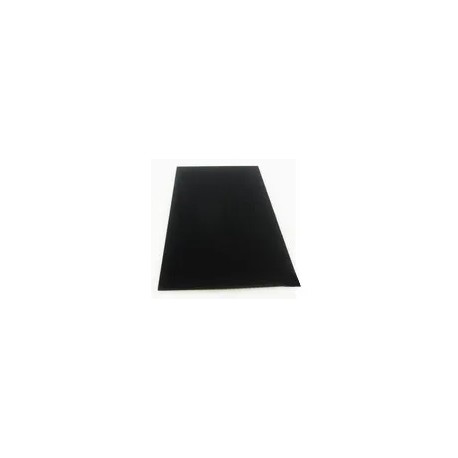 Plaque polystyrène noir 3 mm - 30 x 20 cm