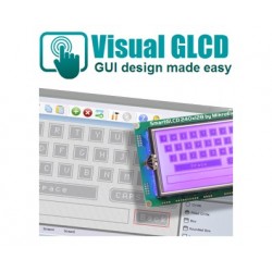 Logiciel de développement Mikroelektronika Visual GLCD pour LCD