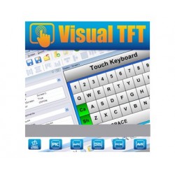 Logiciel de développement Mikroelektronika Visual TFT pour écrans TFT