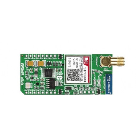 Module GSM3 Click Board sur base SIM800H (GSM/GPRS/Bluetooth™)