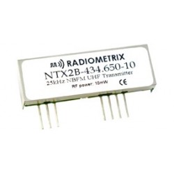 Emetteur radio 434,650 MHz Radiometrix NTX2B-434