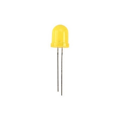 Led jaune diffusante 10mm