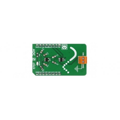 MIKROE-2840 Module Mikroelektronika ADC 5 click pour arduino et Raspbery