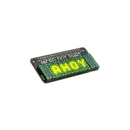 Kit matrice à leds vertes Micro Dot pHAT Pimoroni PIM187 pour Raspberry