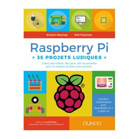 Ouvrage technique "Raspberry Pi : 35 projets ludiques"