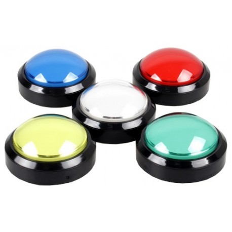 Boutons lumineux type arcade 30 mm à microswitch pour rétro-gaming