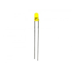 Led jaune diffusante 3mm - 1