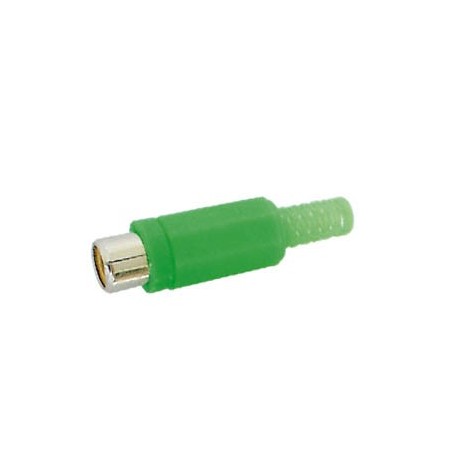Connecteur RCA femelle (vert) - 1