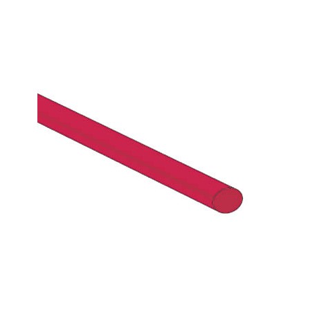 Gaine thermo rétractable 4.8mm (rouge)