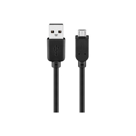 Cordon USB A mâle - micro-USB B mâle (1m) - 1