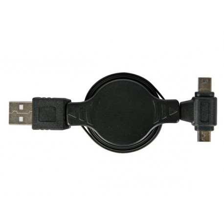 Cordon 2-en-1 pour recharge USB