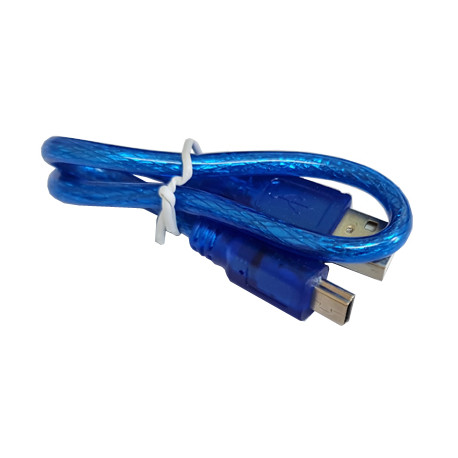 Cordon USB A mâle - mini-USB B mâle (25 cm)  - 1