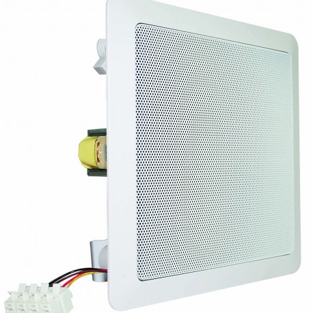 DL 18/2 SQ - 8 Ohm/100 V - Haut-parleur de plafond et encastrable 2 voies - 1