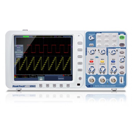 Oscilloscope à mémoire numérique PeakTech® P 1260