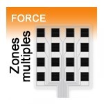 Capteurs de force multi-zones